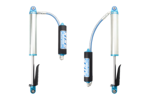 King Shocks 2019-2025 Chevrolet Silverado 1500 and GMC Sierra 1500 Rear 2.5 in Diameter Remote Reservoir Performance Shock Kit Pair 25001-191