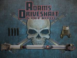 Adams Driveshaft JK Front 1310 CV Driveshaft Solid U-Joints Extreme Duty Series - ASDJK-1310F-S