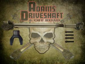 Adams Driveshaft Jeep Driveshafts & Installation | 1350 Offroad - Adams Driveshaft JL Front 1350 Solid CV Driveshaft (Half Round) (Rubicon - Sport - Sahara) - ASDJL-1350HRF-S - Image 2