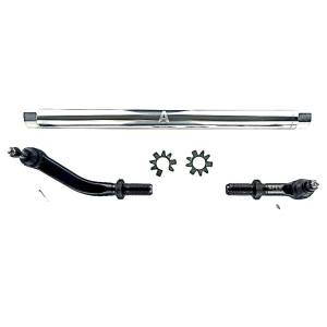 Apex Chassis Steering & Suspension Parts | 1350 Offroad - Apex Driveshaft HD 2.5 Ton No Flip Drag Link Assembly, Polished Aluminum - KIT128 - Image 1