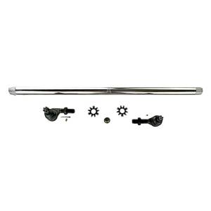 Apex Chassis Steering & Suspension Parts | 1350 Offroad - Apex Driveshaft Jeep Wrangler JK - 1 Ton Drag Link Kit - Polished Aluminum - Yes Flip - KIT158 - Image 1