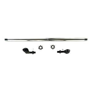 Apex Chassis Steering & Suspension Parts | 1350 Offroad - Apex Driveshaft Jeep Wrangler JK - 1 Ton Drag Link Kit - Polished Aluminum - No Flip - KIT157 - Image 1