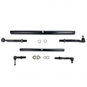 Apex Chassis Steering & Suspension Parts | 1350 Offroad - Apex Driveshaft HD ProLock DOM Steel Tie Rod & Drag Link Assembly - KIT370-STL - Image 1