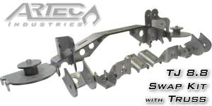 Artec Industries Jeep Axle Trusses & Fabrication Parts | 1350 Of - Artec TJ 8.8 Swap Kit with Truss 97-06 Wrangler TJ - TR8801 - Image 1