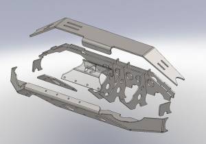 Artec Industries Jeep Axle Trusses & Fabrication Parts | 1350 Of - Artec Dana 60 Chevy Front Ram Mount & Truss - TR6010 - Image 3