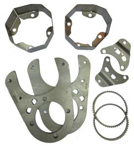 Artec Industries Jeep Axle Trusses & Fabrication Parts | 1350 Of - Artec JK2TJ Front Axle Swap Kit Dana 30 LCA Brackets with Standard Hole - TJ3022 - Image 1