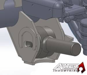 Artec Industries Jeep Axle Trusses & Fabrication Parts | 1350 Of - Artec Dana 30 HD LCA Brackets CAM Slot with Horseshoe - TJ3011 - Image 2