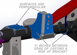 Artec Industries Jeep Axle Trusses & Fabrication Parts | 1350 Of - Artec JK Rear Tracbar Bracket - JK4426 - Image 2