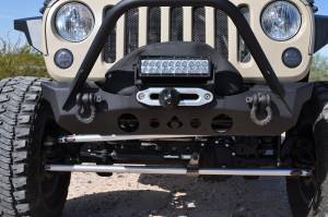 Artec Industries Jeep Axle Trusses & Fabrication Parts | 1350 Of - Artec NightHawk Jeep JK Front Bumper with Mid Tube Stinger - JK2303 - Image 3