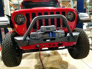 Artec Industries Jeep Axle Trusses & Fabrication Parts | 1350 Of - Artec NightHawk Jeep JL Front Bumper with Mid Tube Stinger Bare - JL5303 - Image 4