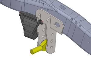 Artec Industries Jeep Axle Trusses & Fabrication Parts | 1350 Of - Artec Jeep TJ Trackbar Mount 97-06 Wrangler TJ 2.5 3.5-in Stretch - TJ2001 - Image 2