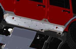 Artec Industries Jeep Axle Trusses & Fabrication Parts | 1350 Of - Artec JK Nighthawk Front Bumper Swaybar Disconnect Skid - JK2305 - Image 4