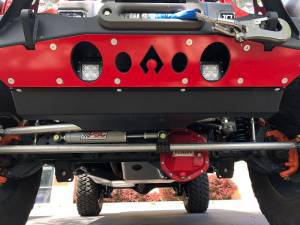 Artec Industries Jeep Axle Trusses & Fabrication Parts | 1350 Of - Artec JK Nighthawk Front Bumper Swaybar Disconnect Skid - JK2305 - Image 3