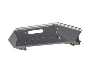 Artec Industries Jeep Axle Trusses & Fabrication Parts | 1350 Of - Artec 07-Up Jeep Wranger/Gladiator High Clearance Front Bumper Powdercoat Black Steel - JJ9021 - Image 1