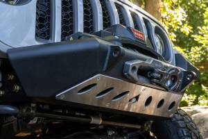 Artec Industries Jeep Axle Trusses & Fabrication Parts | 1350 Of - Artec 07-Up Jeep Wranger/Gladiator High Clearance Front Bumper Powdercoat Black Steel - JJ9021 - Image 2
