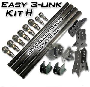 Artec Industries Jeep Axle Trusses & Fabrication Parts | 1350 Of - Artec Easy 3 Link - Kit H - Adjustable Upper link Outside Frame Offset - with DOM - LK0162 - Image 2