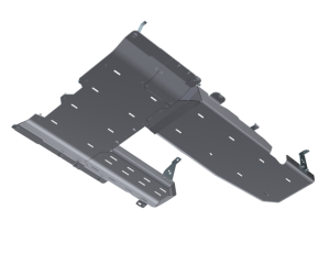 Artec Industries Jeep Axle Trusses & Fabrication Parts | 1350 Of - Artec JLU T-Case/Fuel Skid/ DPF Only - 4 Door 3.0L Diesel Aluminum - JL4199 - Image 4