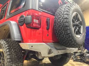 Artec Industries Jeep Axle Trusses & Fabrication Parts | 1350 Of - Artec JL Nighthawk Rear Bumper - No Sensor Holes - JL5502 - Image 2