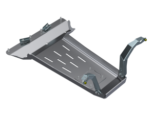 Artec Industries Jeep Axle Trusses & Fabrication Parts | 1350 Of - Artec JLU Oil Skid Only with Oil Door - 4 Door 392 Hemi Aluminum - JL4122 - Image 2
