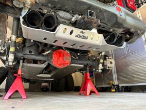 Artec Industries Jeep Axle Trusses & Fabrication Parts | 1350 Of - Artec JLU Magnaflow Muffler & Tip Skid - 4 Door 392 Hemi Aluminum - JL4120 - Image 5