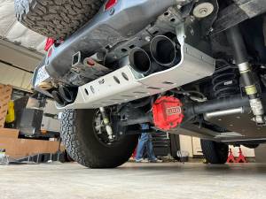 Artec Industries Jeep Axle Trusses & Fabrication Parts | 1350 Of - Artec JLU Magnaflow Muffler & Tip Skid - 4 Door 392 Hemi Aluminum - JL4120 - Image 4