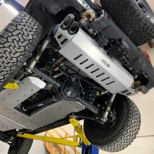 Artec Industries Jeep Axle Trusses & Fabrication Parts | 1350 Of - Artec JLU 392 Muffler & Tip Skid - JL4113 - Image 4