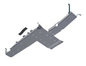 Artec Industries Jeep Axle Trusses & Fabrication Parts | 1350 Of - Artec JT Gladiator Full Bellypan with Oil Door - 3.6L Aluminum - JT4155 - Image 2