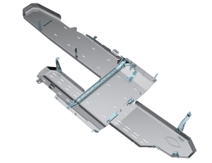 Artec Industries Jeep Axle Trusses & Fabrication Parts | 1350 Of - Artec JT Gladiator Full Bellypan with Oil Door - 3.6L Aluminum - JT4155 - Image 4