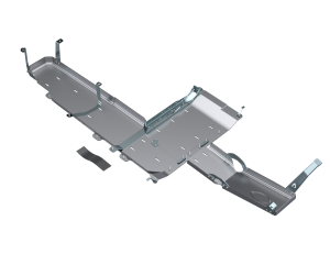 Artec Industries Jeep Axle Trusses & Fabrication Parts | 1350 Of - Artec JT Gladiator Full Bellypan with Oil Door - 3.0L Diesel Aluminum - JT4135 - Image 1