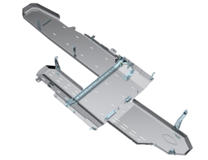 Artec Industries Jeep Axle Trusses & Fabrication Parts | 1350 Of - Artec JT Gladiator Full Bellypan with Oil Door - 3.0L Diesel Aluminum - JT4135 - Image 4