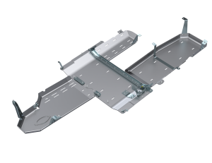 Artec Industries Jeep Axle Trusses & Fabrication Parts | 1350 Of - Artec JLU Full Bellypan with Oil Door - 4 Door 3.0L Diesel Aluminum - JL4169 - Image 2