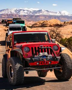 Artec Industries Jeep Axle Trusses & Fabrication Parts | 1350 Of - Artec Powdercoat Nighthawk Mid-tube Stinger Front Bumper with Aluminum Skid for JK, JL, & JT - Black Powdercoat - JJ8045 - Image 10
