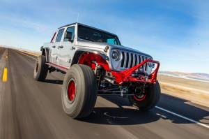 Artec Industries Jeep Axle Trusses & Fabrication Parts | 1350 Of - Artec Bare Steel Nighthawk Mid-tube Stinger Front Bumper with Aluminum Skid for JK, JL, & JT - Bare Steel - JJ8030 - Image 7