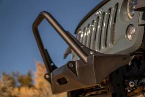 Artec Industries Jeep Axle Trusses & Fabrication Parts | 1350 Of - Artec Jeep JL,JT,JK Sentinel Front Bumper with Hoop - Black Powder Coat - JJ9011 - Image 4