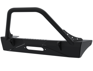 Artec Industries Jeep Axle Trusses & Fabrication Parts | 1350 Of - Artec Jeep JL,JT,JK Sentinel Front Bumper with Hoop - Black Powder Coat - JJ9011 - Image 3
