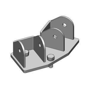 Clayton Off Road Suspension & Lift Kits | 1350 Offroad - Clayton Jeep Grand Cherokee Rear 4 Link Bracket 1999-2004 WJ - COR-1206100 - Image 2