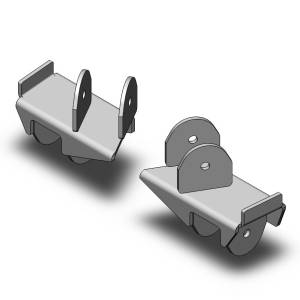 Clayton Off Road Suspension & Lift Kits | 1350 Offroad - Clayton Jeep Wrangler Rear Frame Brackets 2004-2006 LJ - COR-2207020 - Image 2