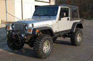 Clayton Off Road Suspension & Lift Kits | 1350 Offroad - Clayton Jeep Wrangler 4.0-in Long Arm Lift Kit with Rear 5-in Stretch 1997-2006 TJ - COR-3205120 - Image 2