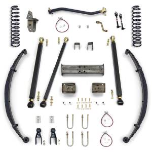 Clayton Off Road Suspension & Lift Kits | 1350 Offroad - Clayton Jeep Cherokee 8.0-in Pro Series 3 Link Long Arm Lift Kit 1984-2001 XJ - COR-3601031 - Image 1