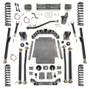 Clayton Off Road Suspension & Lift Kits | 1350 Offroad - Clayton Jeep Cherokee 6.5-in Long Arm Lift Kit with Rear Coil Conversion 1984-2001 XJ - COR-3201131 - Image 1