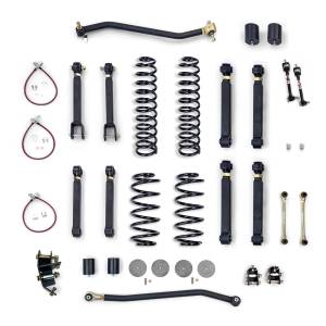 Clayton Off Road Suspension & Lift Kits | 1350 Offroad - Clayton Jeep Wrangler 4.0-in Overland Plus Short Arm Lift Kit 1997-2006 TJ/LJ - COR-3005040 - Image 1