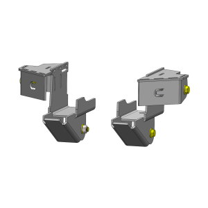 Clayton Off Road Suspension & Lift Kits | 1350 Offroad - Clayton Jeep Wrangler Rear Long Arm Frame Brackets 2018+ JL - COR-2209200 - Image 3