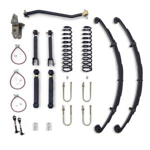 Clayton Off Road Suspension & Lift Kits | 1350 Offroad - Clayton Jeep Cherokee 4.5-in Overland Plus Short Arm Lift Kit 1984-2001 XJ - COR-3001045 - Image 1