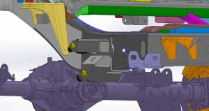 Clayton Off Road Suspension & Lift Kits | 1350 Offroad - Clayton 2020-Present Jeep Gladiator JT Rear Long Arm Frame Brackets - COR-2210200 - Image 8