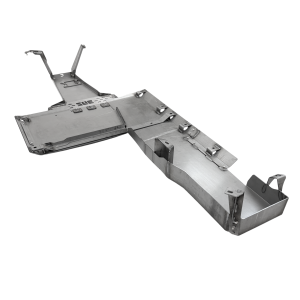 Clayton Off Road Suspension & Lift Kits | 1350 Offroad - Clayton Jeep Wrangler 6.4L Skid Plate System - Aluminum Oil Pan (2021+, JL) - COR-4209006 - Image 3
