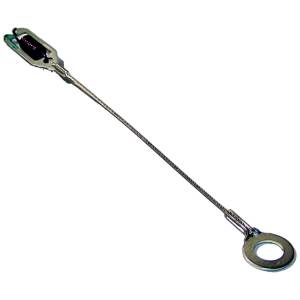 Crown Automotive Jeep Replacement Parts | 1350 Offroad - Crown Brake Automatic Adjusting Cable, Rear - 4713350 - Image 3