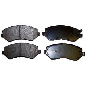 Crown Automotive Jeep Replacement Parts | 1350 Offroad - Crown Disc Brake Pad Set, Titanium - 5066427T - Image 2