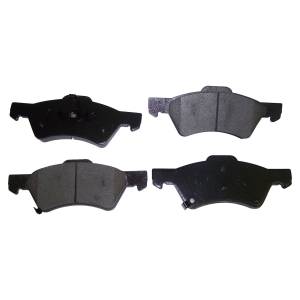 Crown Automotive Jeep Replacement Parts | 1350 Offroad - Crown Disc Brake Pad Set, with 4 Wheel Disc Brakes, without ABS - 5101857AA - Image 1