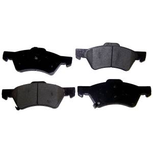 Crown Automotive Jeep Replacement Parts | 1350 Offroad - Crown Disc Brake Pad Set, with 4 Wheel Disc Brakes, without ABS - 5101857AA - Image 2