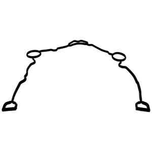 Crown Automotive Jeep Replacement Parts | 1350 Offroad - Crown Timing Cover Gasket - 5139933AB - Image 2